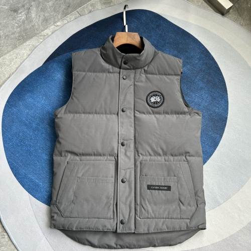 Cheap Canada Goose Down Feather Coat Sleeveless For Men #1259992 Replica Wholesale [$88.00 USD] [ITEM#1259992] on Replica Canada Goose Down Feather Coat