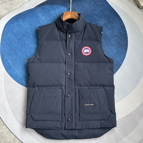 Cheap Canada Goose Down Feather Coat Sleeveless For Men #1259993 Replica Wholesale [$88.00 USD] [ITEM#1259993] on Replica Canada Goose Down Feather Coat