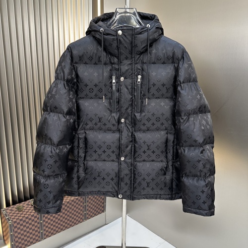 Cheap Louis Vuitton LV Down Feather Coat Long Sleeved For Men #1260010 Replica Wholesale [$215.00 USD] [ITEM#1260010] on Replica Louis Vuitton LV Down Feather Coat