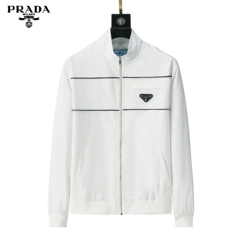 Prada Jackets Long Sleeved For Men #1260109