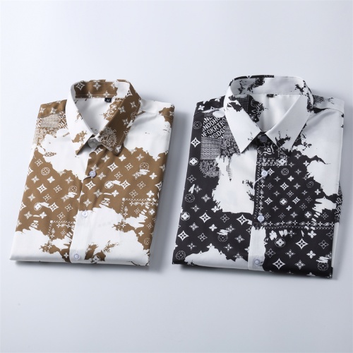 Cheap Louis Vuitton LV Shirts Long Sleeved For Men #1260172 Replica Wholesale [$40.00 USD] [ITEM#1260172] on Replica Louis Vuitton LV Shirts