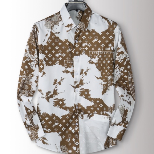 Cheap Louis Vuitton LV Shirts Long Sleeved For Men #1260174 Replica Wholesale [$40.00 USD] [ITEM#1260174] on Replica Louis Vuitton LV Shirts