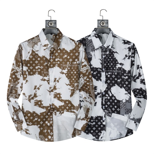 Cheap Louis Vuitton LV Shirts Long Sleeved For Men #1260174 Replica Wholesale [$40.00 USD] [ITEM#1260174] on Replica Louis Vuitton LV Shirts