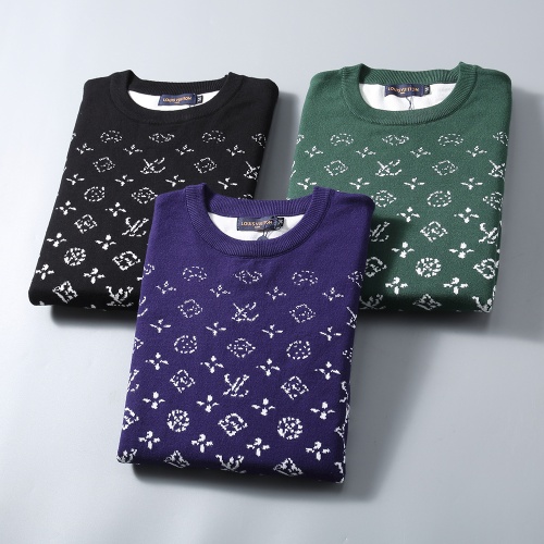 Cheap Louis Vuitton LV Sweaters Long Sleeved For Men #1260227 Replica Wholesale [$38.00 USD] [ITEM#1260227] on Replica Louis Vuitton LV Sweaters