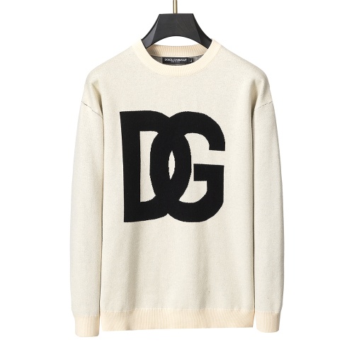 Cheap Dolce &amp; Gabbana D&amp;G Sweaters Long Sleeved For Men #1260244 Replica Wholesale [$38.00 USD] [ITEM#1260244] on Replica Dolce &amp; Gabbana D&amp;G Sweaters