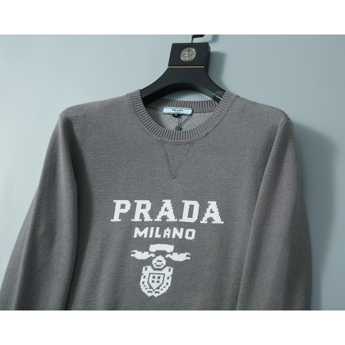 Cheap Prada Sweater Long Sleeved For Men #1260304 Replica Wholesale [$38.00 USD] [ITEM#1260304] on Replica Prada Sweater