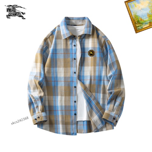 Cheap Burberry Shirts Long Sleeved For Men #1260313 Replica Wholesale [$40.00 USD] [ITEM#1260313] on Replica Burberry Shirts