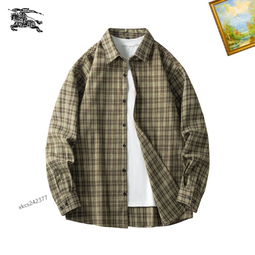 Cheap Burberry Shirts Long Sleeved For Men #1260328 Replica Wholesale [$40.00 USD] [ITEM#1260328] on Replica Burberry Shirts