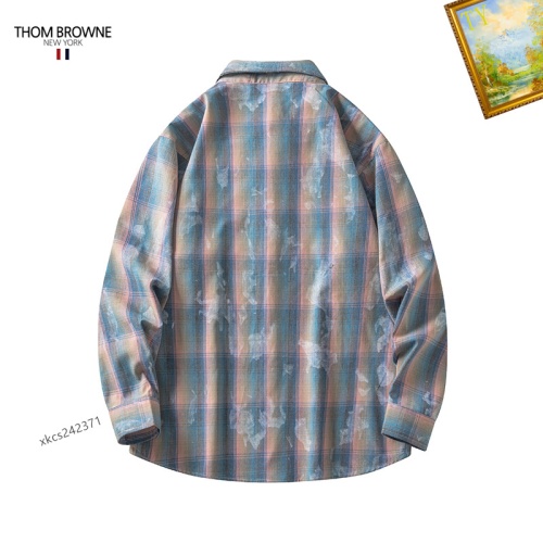 Cheap Thom Browne TB Shirts Long Sleeved For Men #1260359 Replica Wholesale [$40.00 USD] [ITEM#1260359] on Replica Thom Browne TB Shirts