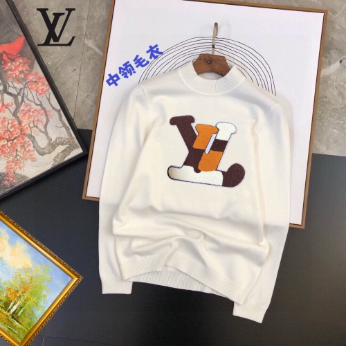 Cheap Louis Vuitton LV Sweaters Long Sleeved For Men #1260361 Replica Wholesale [$42.00 USD] [ITEM#1260361] on Replica Louis Vuitton LV Sweaters