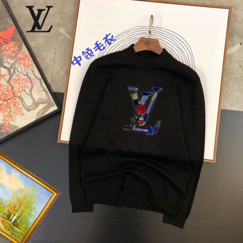 Cheap Louis Vuitton LV Sweaters Long Sleeved For Men #1260368 Replica Wholesale [$42.00 USD] [ITEM#1260368] on Replica Louis Vuitton LV Sweaters