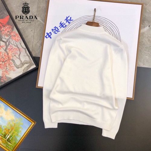 Cheap Prada Sweater Long Sleeved For Men #1260375 Replica Wholesale [$42.00 USD] [ITEM#1260375] on Replica Prada Sweater