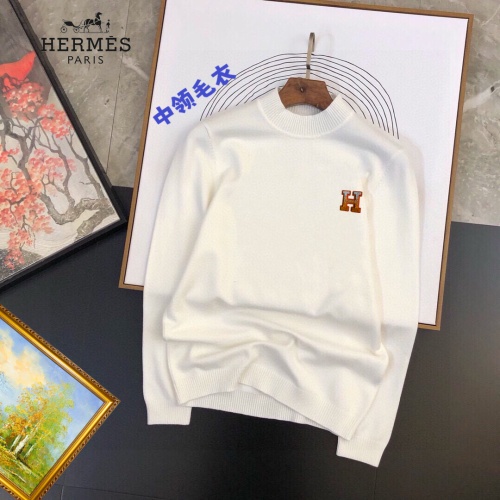 Cheap Hermes Sweaters Long Sleeved For Men #1260379 Replica Wholesale [$42.00 USD] [ITEM#1260379] on Replica Hermes Sweaters