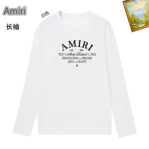 Cheap Amiri T-Shirts Long Sleeved For Unisex #1260416 Replica Wholesale [$34.00 USD] [ITEM#1260416] on Replica Amiri T-Shirts