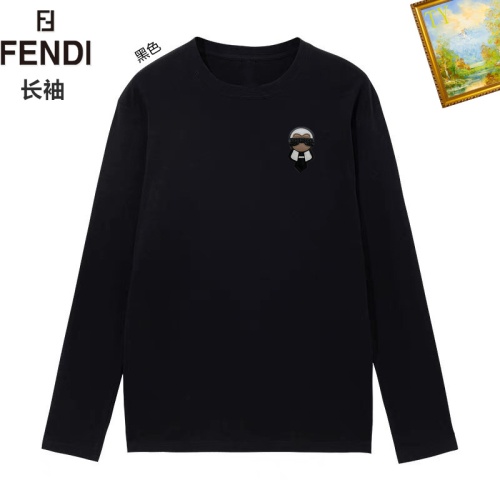 Cheap Fendi T-Shirts Long Sleeved For Unisex #1260441 Replica Wholesale [$34.00 USD] [ITEM#1260441] on Replica Fendi T-Shirts