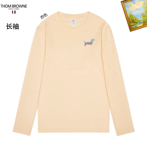 Cheap Thom Browne TB T-Shirts Long Sleeved For Unisex #1260446 Replica Wholesale [$34.00 USD] [ITEM#1260446] on Replica Thom Browne TB T-Shirts