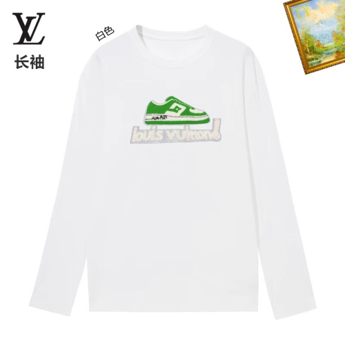 Cheap Louis Vuitton LV T-Shirts Long Sleeved For Unisex #1260448 Replica Wholesale [$34.00 USD] [ITEM#1260448] on Replica Louis Vuitton LV T-Shirts