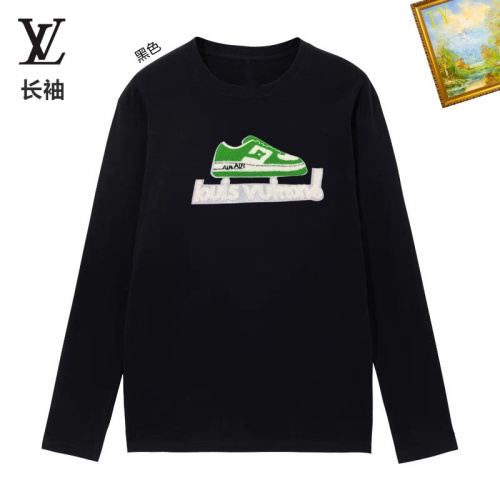 Cheap Louis Vuitton LV T-Shirts Long Sleeved For Unisex #1260449 Replica Wholesale [$34.00 USD] [ITEM#1260449] on Replica Louis Vuitton LV T-Shirts