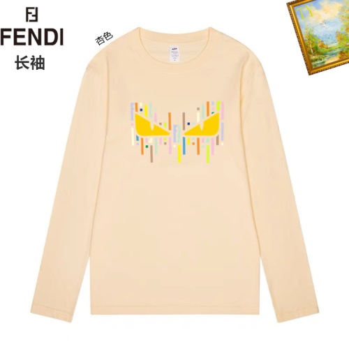 Cheap Fendi T-Shirts Long Sleeved For Unisex #1260458 Replica Wholesale [$34.00 USD] [ITEM#1260458] on Replica Fendi T-Shirts