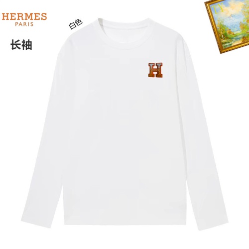 Cheap Hermes T-Shirts Long Sleeved For Unisex #1260460 Replica Wholesale [$34.00 USD] [ITEM#1260460] on Replica Hermes T-Shirts