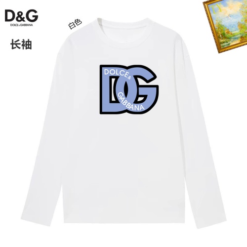 Cheap Dolce &amp; Gabbana D&amp;G T-Shirts Long Sleeved For Unisex #1260468 Replica Wholesale [$34.00 USD] [ITEM#1260468] on Replica Dolce &amp; Gabbana D&amp;G T-Shirts