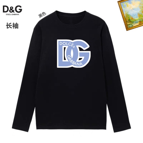 Cheap Dolce &amp; Gabbana D&amp;G T-Shirts Long Sleeved For Unisex #1260469 Replica Wholesale [$34.00 USD] [ITEM#1260469] on Replica Dolce &amp; Gabbana D&amp;G T-Shirts