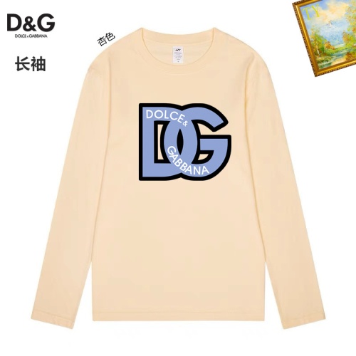 Cheap Dolce &amp; Gabbana D&amp;G T-Shirts Long Sleeved For Unisex #1260470 Replica Wholesale [$34.00 USD] [ITEM#1260470] on Replica Dolce &amp; Gabbana D&amp;G T-Shirts