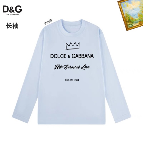 Cheap Dolce &amp; Gabbana D&amp;G T-Shirts Long Sleeved For Unisex #1260488 Replica Wholesale [$34.00 USD] [ITEM#1260488] on Replica Dolce &amp; Gabbana D&amp;G T-Shirts