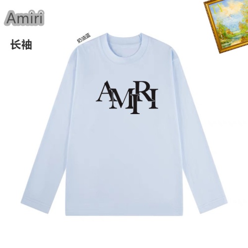 Cheap Amiri T-Shirts Long Sleeved For Unisex #1260492 Replica Wholesale [$34.00 USD] [ITEM#1260492] on Replica Amiri T-Shirts