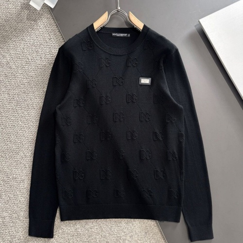 Cheap Dolce &amp; Gabbana D&amp;G Sweaters Long Sleeved For Men #1260671 Replica Wholesale [$60.00 USD] [ITEM#1260671] on Replica Dolce &amp; Gabbana D&amp;G Sweaters