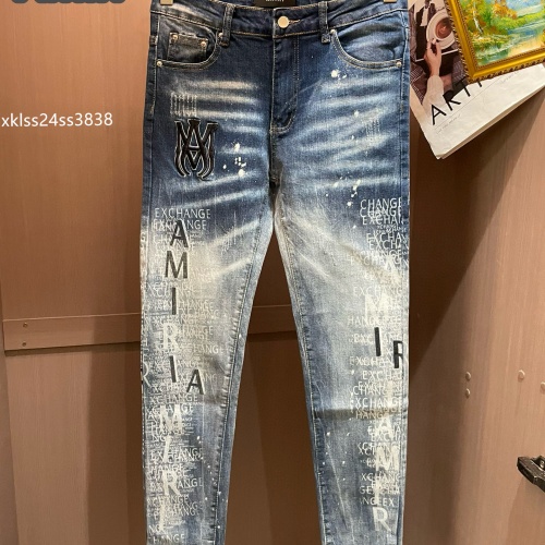 Cheap Amiri Jeans For Men #1260692 Replica Wholesale [$48.00 USD] [ITEM#1260692] on Replica Amiri Jeans