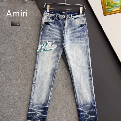 Cheap Amiri Jeans For Men #1260693 Replica Wholesale [$48.00 USD] [ITEM#1260693] on Replica Amiri Jeans