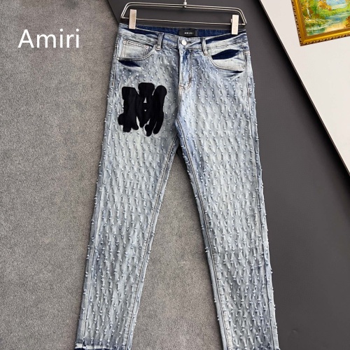 Cheap Amiri Jeans For Men #1260694 Replica Wholesale [$48.00 USD] [ITEM#1260694] on Replica Amiri Jeans