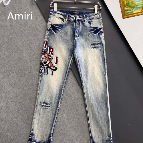 Cheap Amiri Jeans For Men #1260695 Replica Wholesale [$48.00 USD] [ITEM#1260695] on Replica Amiri Jeans