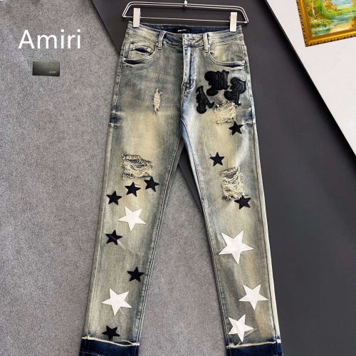 Cheap Amiri Jeans For Men #1260708 Replica Wholesale [$48.00 USD] [ITEM#1260708] on Replica Amiri Jeans