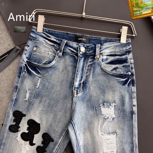 Cheap Amiri Jeans For Men #1260709 Replica Wholesale [$48.00 USD] [ITEM#1260709] on Replica Amiri Jeans