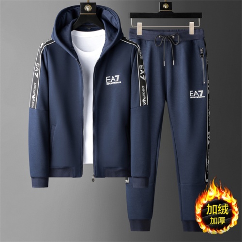 Cheap Armani Tracksuits Long Sleeved For Men #1260752 Replica Wholesale [$100.00 USD] [ITEM#1260752] on Replica Armani Tracksuits