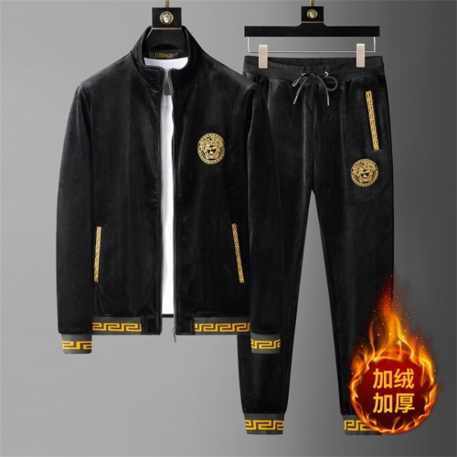 Cheap Versace Tracksuits Long Sleeved For Men #1260758 Replica Wholesale [$98.00 USD] [ITEM#1260758] on Replica Versace Tracksuits