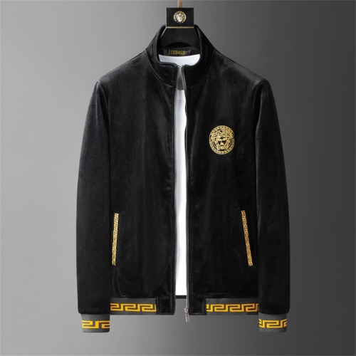 Cheap Versace Tracksuits Long Sleeved For Men #1260758 Replica Wholesale [$98.00 USD] [ITEM#1260758] on Replica Versace Tracksuits