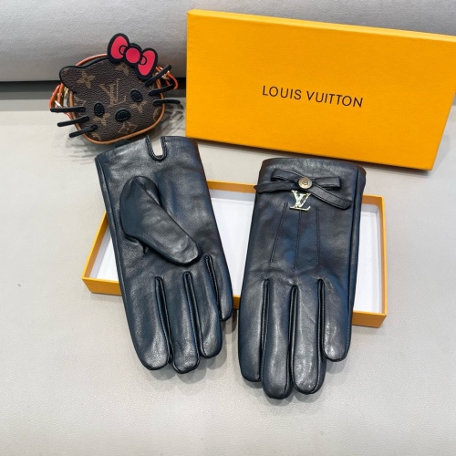 Cheap Louis Vuitton LV Gloves For Women #1260776 Replica Wholesale [$48.00 USD] [ITEM#1260776] on Replica Louis Vuitton LV Gloves