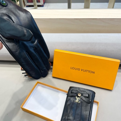 Cheap Louis Vuitton LV Gloves For Women #1260776 Replica Wholesale [$48.00 USD] [ITEM#1260776] on Replica Louis Vuitton LV Gloves