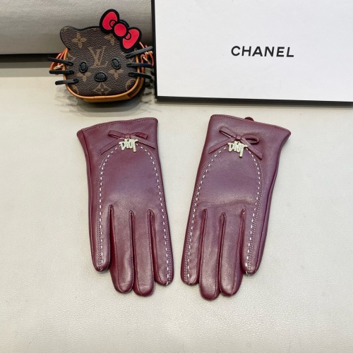 Cheap Christian Dior Gloves For Women #1260781 Replica Wholesale [$48.00 USD] [ITEM#1260781] on Replica Christian Dior Gloves