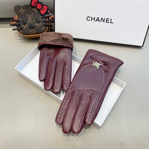 Cheap Christian Dior Gloves For Women #1260781 Replica Wholesale [$48.00 USD] [ITEM#1260781] on Replica Christian Dior Gloves