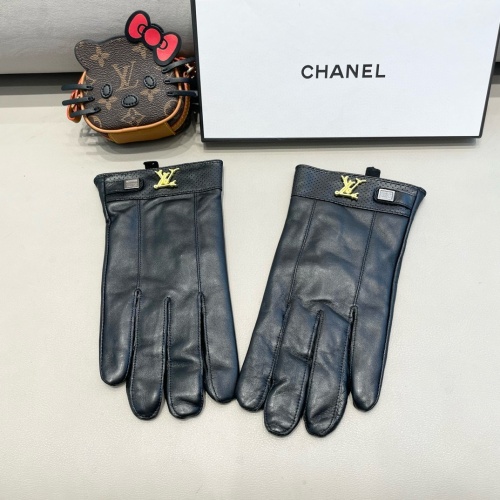 Cheap Louis Vuitton LV Gloves For Men #1260784 Replica Wholesale [$52.00 USD] [ITEM#1260784] on Replica Louis Vuitton LV Gloves