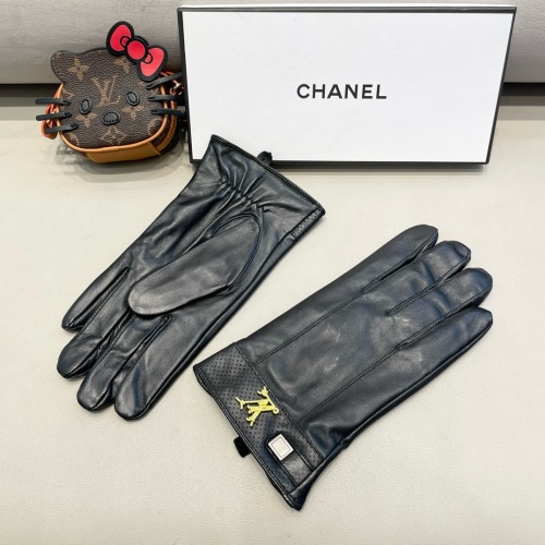 Cheap Louis Vuitton LV Gloves For Men #1260784 Replica Wholesale [$52.00 USD] [ITEM#1260784] on Replica Louis Vuitton LV Gloves