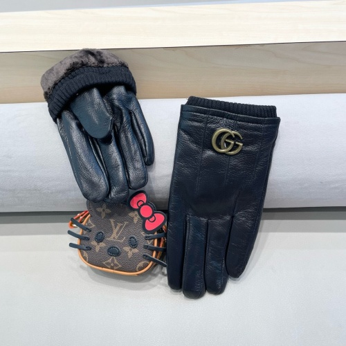 Cheap Gucci Gloves For Men #1260796 Replica Wholesale [$52.00 USD] [ITEM#1260796] on Replica Gucci Gloves