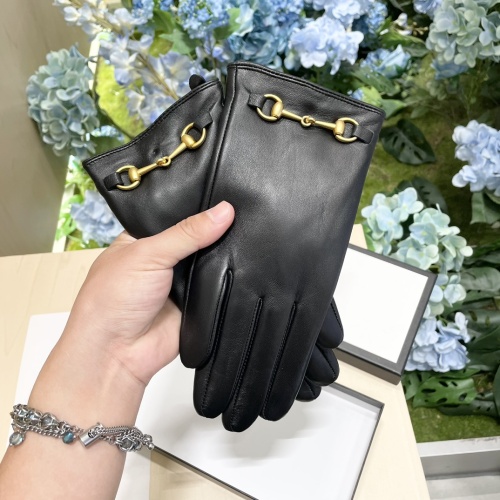 Cheap Gucci Gloves For Women #1260807 Replica Wholesale [$48.00 USD] [ITEM#1260807] on Replica Gucci Gloves