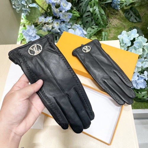 Cheap Louis Vuitton LV Gloves For Women #1260809 Replica Wholesale [$42.00 USD] [ITEM#1260809] on Replica Louis Vuitton LV Gloves