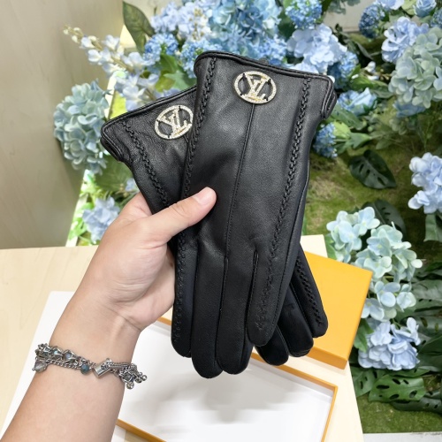 Cheap Louis Vuitton LV Gloves For Women #1260809 Replica Wholesale [$42.00 USD] [ITEM#1260809] on Replica Louis Vuitton LV Gloves