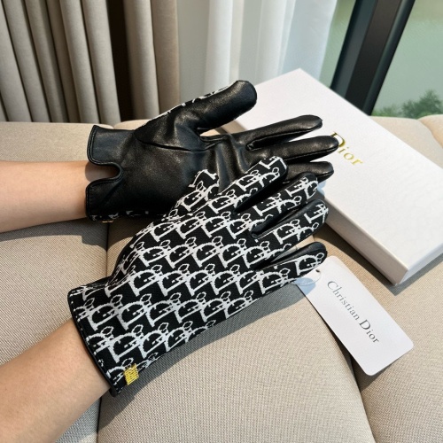 Cheap Christian Dior Gloves For Women #1260832 Replica Wholesale [$60.00 USD] [ITEM#1260832] on Replica Christian Dior Gloves